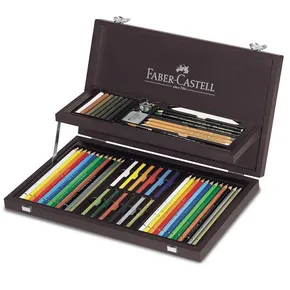 Collection Art Holzkiste 54 Stück und Zubehör Faber Castell 110088